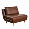 Flash Furniture Shaw Convertible Tri-Fold Sleeper Chair with Pillow, Adjustable Sleeper, Brown LeatherSoft BO-BS-BS031-BRN-GG - alternate 4